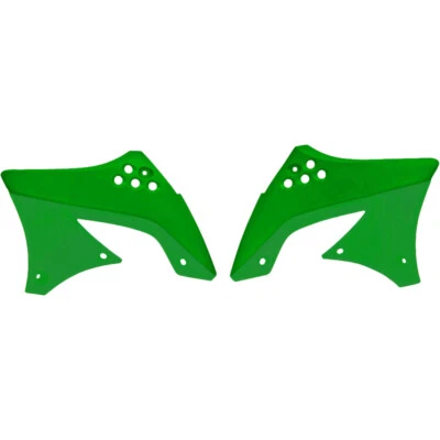 Green Radiator Shrouds Fit Kawasaki KX450F 2009 2010 2011 - Image 1 of 2