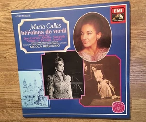 2 LP Maria CALLAS Héroïnes de Verdi Nicola Rescigno  EXC+  - Picture 1 of 3