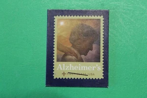 SELLO MAGNÉTICO PROMOCIONAL USPS - ALZHEIMERS / EE. UU. PRIMERA CLASE 60 centavos 2017 #B6 semi - Imagen 1 de 1