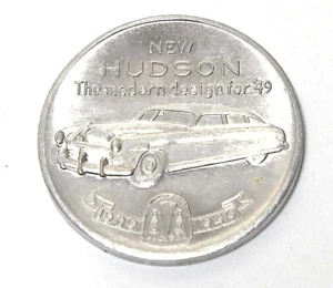 1949 HUDSON HORNET TOKEN FEIERT 40 JAHRE ALUMINIUM MODERNES DESIGN FÜR 49 - Bild 1 von 5