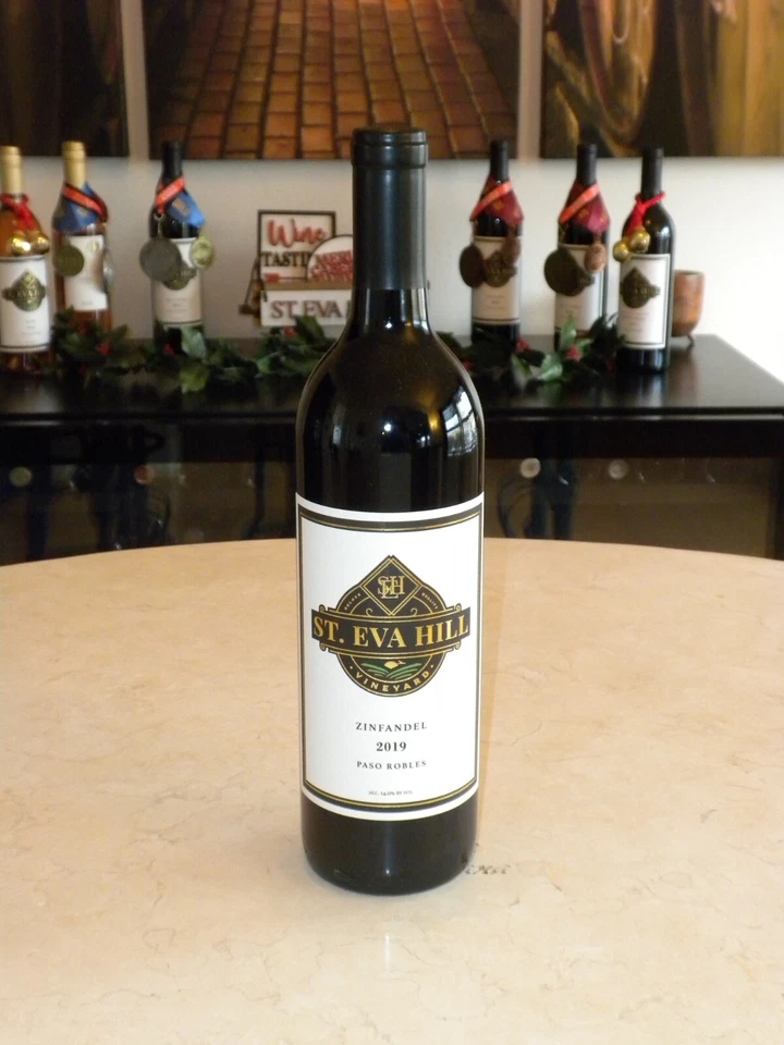Zinfandel Wine - 2019 St. Eva Hill Vineyard - Image 1 of 1