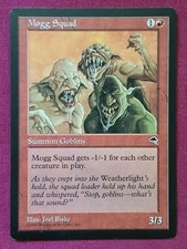 Magic The Gathering TEMPEST MOGG SQUAD single red card MTG