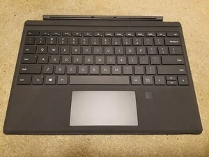 For Surface Pro 7 - Fingerprint ID - Black - Microsoft Type Cover Keyboard - Picture 1 of 4