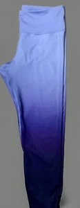 Women's Yoga Purple Ombre Spandex Capri Pants (XL) Brand New w Tags - Picture 1 of 2