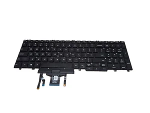 GENUINE OEM 0MMH7V DELL LATITUDE 5500 5501 PRECISION 3540 3550 BACKLIT KEYBOARD - Afbeelding 1 van 3