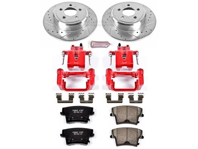 Kit de pastillas de freno trasero y rotor para Dodge Magnum 2005-2008 2006 2007 FG112GJ Foto 1 de 1