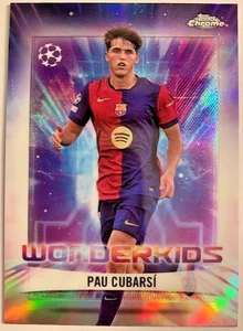 #GM-13 Pau Cubarsí -BARCELONA- 2024-25 Topps Cromo UEFA Competiciones NIÑOS MARAVILLA - Imagen 1 de 3