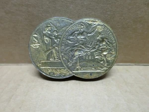 EXPOSITION UNIVERSELLE PARIS 1889 matrice d'impression bronze récompense - Picture 1 of 2
