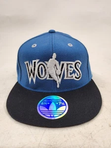 Adidas Minnesota Timberwolves Hat 210 Fitted 6-7/8 To 7-1/4 By Flexfit - Picture 1 of 12