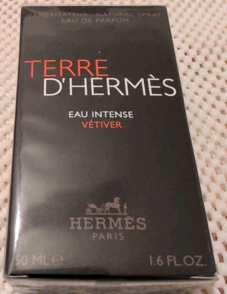Terre D'hermes Eau Intenso Vetiver Colonia 1.6 fl oz EDP Spray Hombres Hermes Sellado Foto 1 de 4