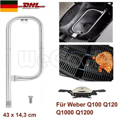 MARKENLOS Edelstahl Brenner Ersatz Gasgrill Für Weber Q100 Q120 Q1000 Q1200 Ersatzteile