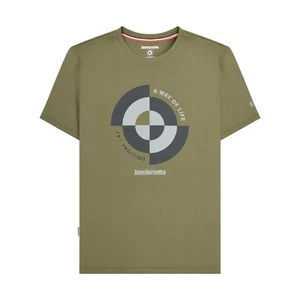 Lambretta Camiseta Cuadrante de Blanco para Hombre (LB258) - Imagen 1 de 2