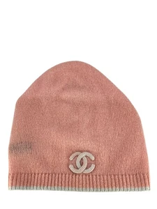 CHANEL 20B Cashmere CC Logo Hat - Picture 1 of 2