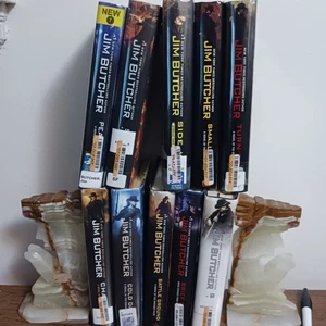 Jim Butcher Dresden Files Book Lot 10 HBDJ Library Editions Books - Bild 1 von 7