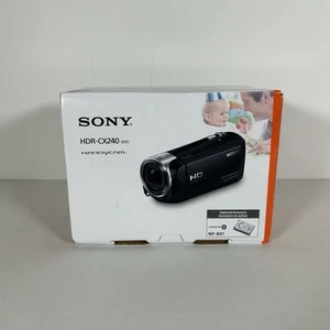 Sony Handycam HDR-CX240 9,2 MP 54x zoom videocamera digitale - blu, nuova - Foto 1 di 20