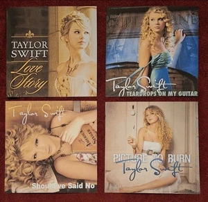 Taylor Swift 7" Jukebox Schallplatten benutzerdefinierte Bildhüllen nur (4 Stück) - Bild 1 von 14