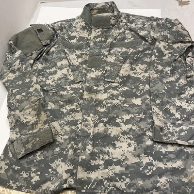 Jaqueta uniforme de combate American Apparel exército dos EUA média longa digital Rip Stop - Imagem 1 de 4