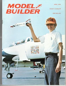 Vintage The Model Builder Hobby Magazine ~ April 1974 - Picture 1 of 1