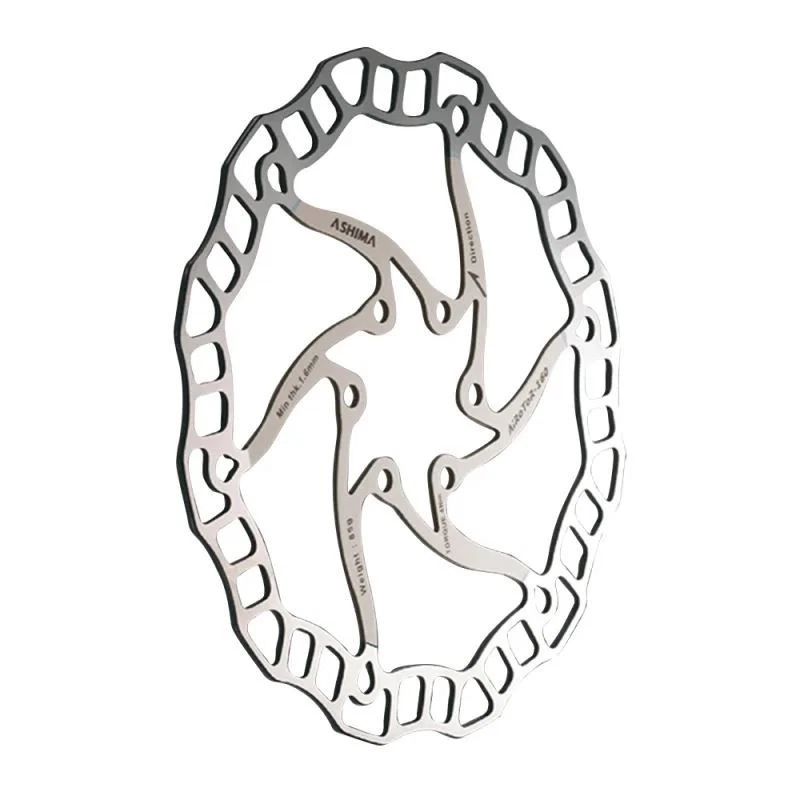 Disco De Freno ASHIMA ARO 08 6 Orificios Plata - Imagen 1 de 1