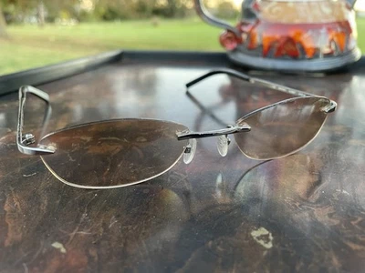 Очки солнцезащитные Burberry B3378/S без оправы от Safilo 6LB6P 51-18 серебристая оправа - Изображение 1 из 4