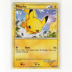 Pokémon TCG Pikachu 61/90 HGSS Undaunted Regular Common Card EN-LP 2010 - Picture 1 of 3