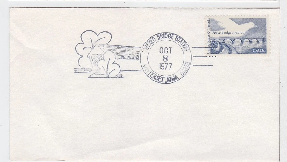 TurtlesTradingPost- Winterset, Iowa 1977- Covered Bridge Station Pictorial - Image 1 of 1