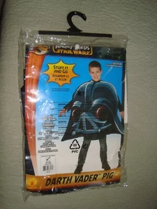 Rubies #256 Halloween ANGRY BIRDS STAR WARS DARTH VADER PIG One Sz Kid Costume  - Picture 1 of 5