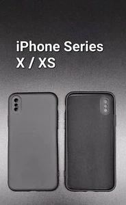 Handyhülle für iPhone X/XS schwarz Handy Schutz Case - Bild 1 von 1