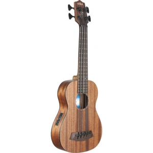 Kala All Solid Mahogany Fretless A/E U-Bass Ukulele w/ Case, UBASS-SMHG-FLWCASE - Picture 1 of 7