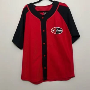 Vintage 90er Signal Sport Herren schwarz rot Georgia Bulldogs Baseball Trikot XL - Bild 1 von 7
