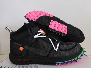 NIKE AIR FORCE 1 MID SP X OFF WHITE BLACK-CLEAR-BLACK SZ 16 [DO6290-001] - Picture 1 of 5