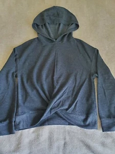 Art Class Girl's Juniors Charcoal Hoodie Long Sleeves Size M (7/8) Thin Hoodie - Picture 1 of 11