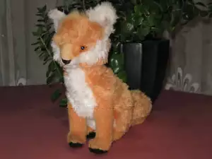 Steiff Fuzzy Fox Dralon 4900/22 No IDS - Picture 1 of 4