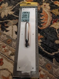Brinks Commercial 3.5” X 15” Satin Aluminum Pull Plate & Handle  New - Picture 1 of 10