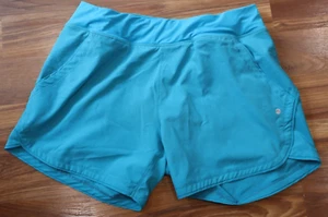 Willit Pantalón Corto Atlético Natación Forrado Mujer Azul Talla 10 Bolsillos - Imagen 1 de 4