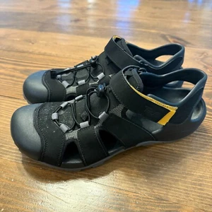 Sandalias Teva de madera de sílex para hombre 12 senderismo pescador deporte punta cerrada negras 1118941 - Imagen 1 de 8