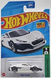 HOT WHEELS 2023 MAINLINE HW GREEN SPEED WHITE RIMAC NEVERA 4/10 - Bild 1 von 3