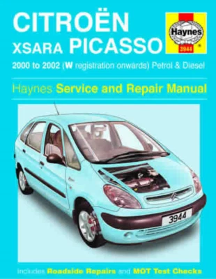 Haynes Citroen Xsara Picasso 2000-2002 MPV Manual de taller - Imagen 1 de 4