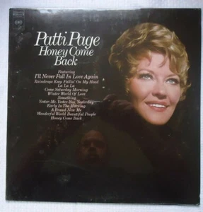 PATTI PAGE HONEY COME BACK COLUMBIA #CS-9999 FACTORY SEALED MINT - Picture 1 of 2