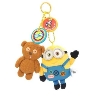 Universal Studio Japan Minions Minion Bob/Tim Par Peluche Mascota Llavero - Imagen 1 de 2