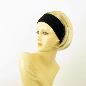 Stirnband Perücke kurze golden blond Docht sehr hellblond ref: Amanda 24bt613 - Imagen 1 de 8