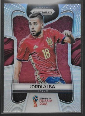 2018 Panini Prizm World Cup Prizms Silver #203 Jordi Alba - Image 1 of 2