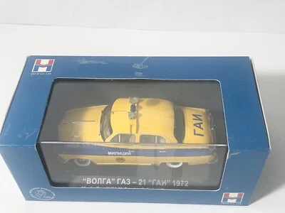 1/43 1972 GAZ-21 Volga USSR Militsia Road Police "VMM Co.Ltd" Saint-Petersburg - Image 1 of 4