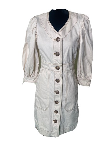 tory burch trench cappotto beige taglia 4 giacca abbottonata con tasche