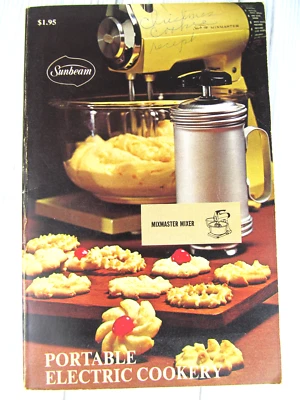 Sunbeam Portable Electric Cookery Mixmaster Mixer Instruction Recipes Book A1 - Image 1 of 4