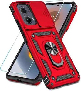 for Motorola Moto Edge 2024 Case with HD Screen Protector & Slide Camera Cover - Picture 1 of 3