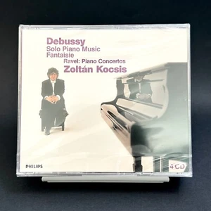Debussy Ravel SOLO PIANO MUSIC FANTASIE Kocsis [Philips 4 CD Set] SEALED RARE - Picture 1 of 3
