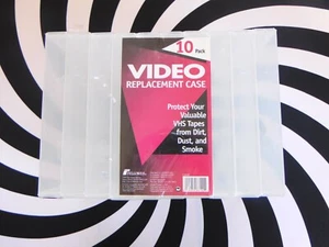 VHS Video Storage Boxes 10 Pack New Clamshell Case - Brand Fellowes - Picture 1 of 3