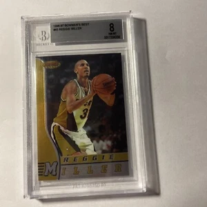 1996-97 Bowman’s Best #45 Reggie Miller BGS 8 - Picture 1 of 2
