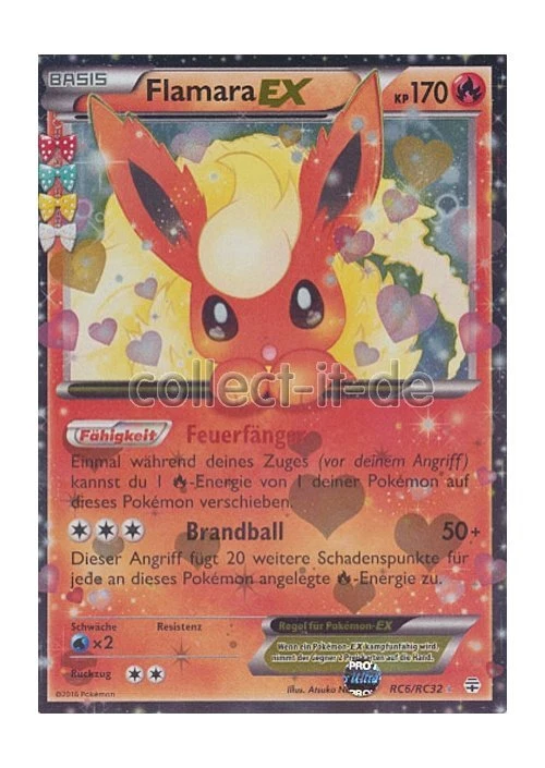 Pokemon RC6/RC32 Flamara EX - Generationen  - Bild 1 von 1